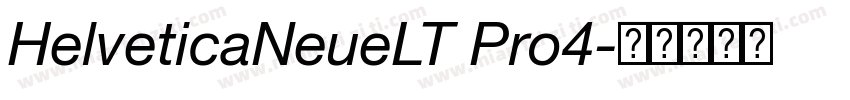HelveticaNeueLT Pro4字体转换
